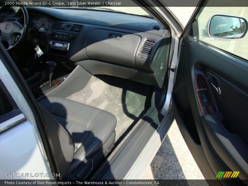 Satin Silver Metallic / Charcoal 2000 Honda Accord EX-L Coupe