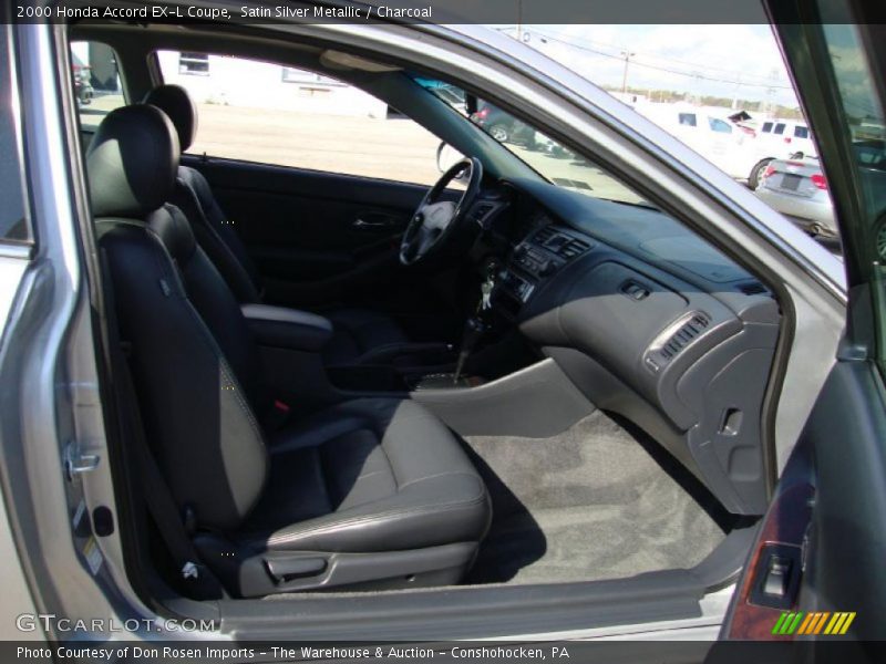 Satin Silver Metallic / Charcoal 2000 Honda Accord EX-L Coupe