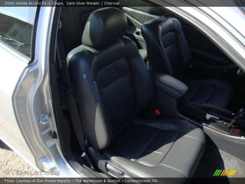 Satin Silver Metallic / Charcoal 2000 Honda Accord EX-L Coupe
