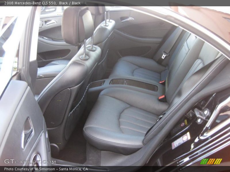 Black / Black 2008 Mercedes-Benz CLS 550