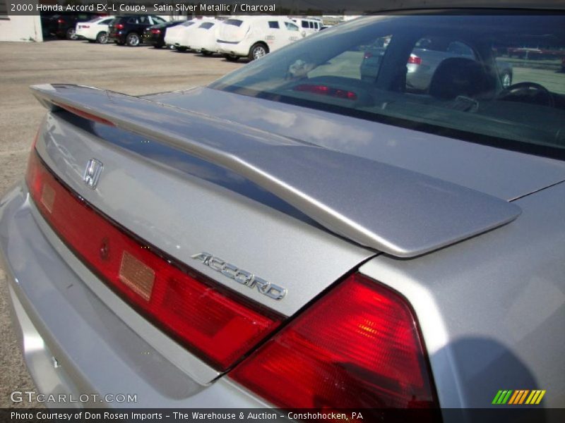Satin Silver Metallic / Charcoal 2000 Honda Accord EX-L Coupe