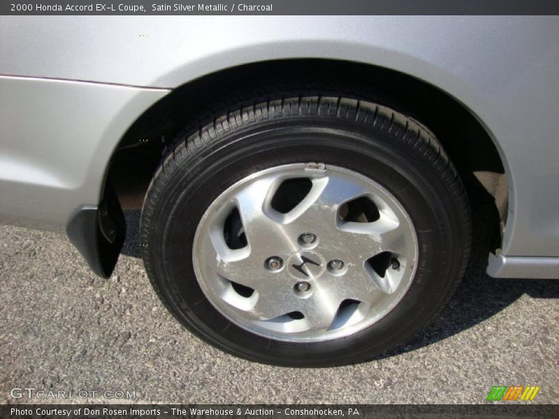 Satin Silver Metallic / Charcoal 2000 Honda Accord EX-L Coupe