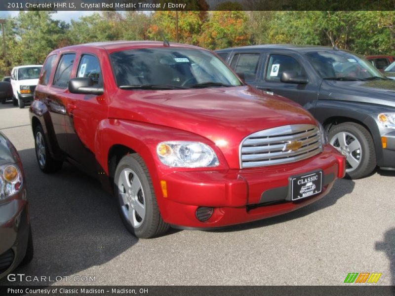 Crystal Red Metallic Tintcoat / Ebony 2011 Chevrolet HHR LS