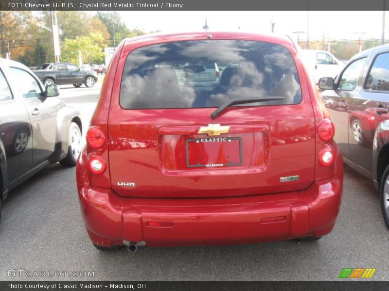 Crystal Red Metallic Tintcoat / Ebony 2011 Chevrolet HHR LS