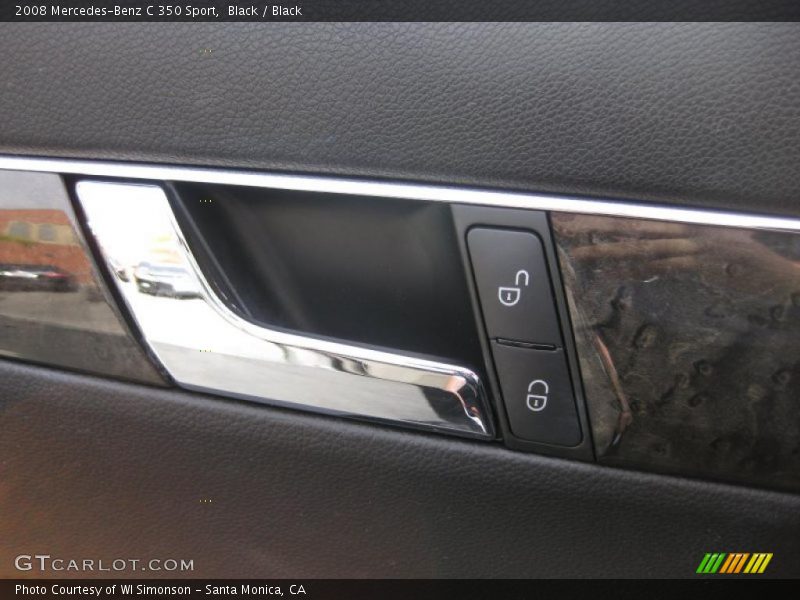 Black / Black 2008 Mercedes-Benz C 350 Sport