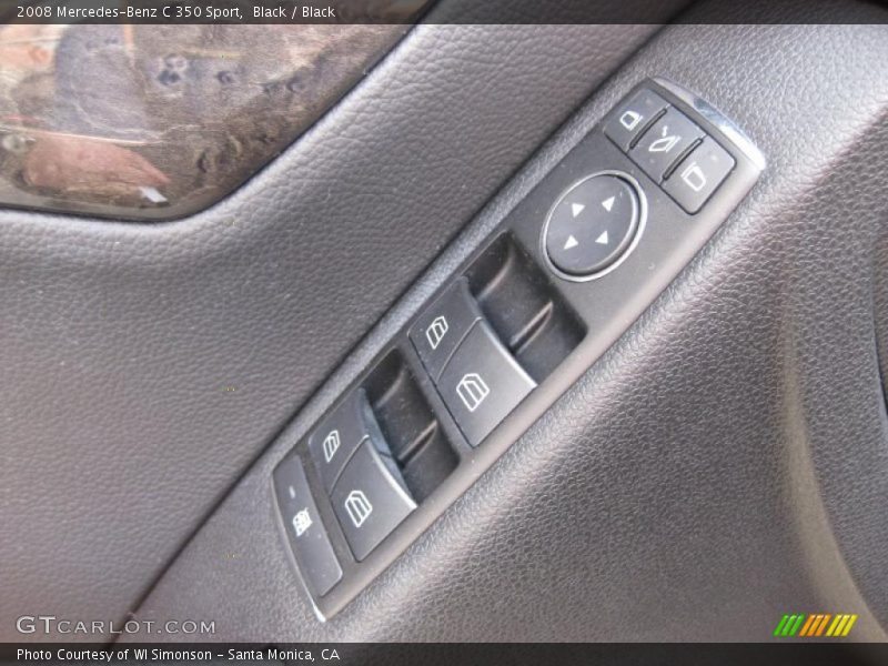 Black / Black 2008 Mercedes-Benz C 350 Sport
