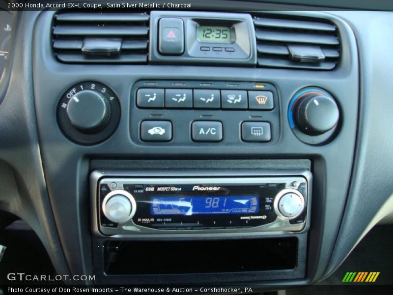 Controls of 2000 Accord EX-L Coupe