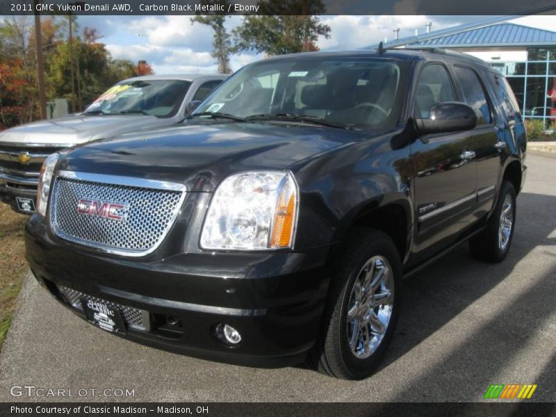 Carbon Black Metallic / Ebony 2011 GMC Yukon Denali AWD