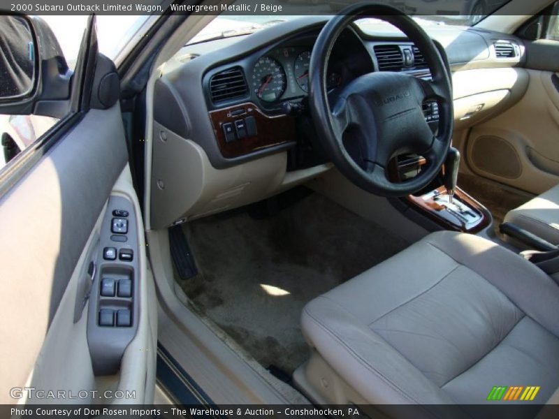  2000 Outback Limited Wagon Beige Interior