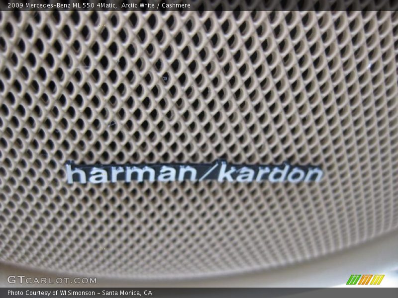 Arctic White / Cashmere 2009 Mercedes-Benz ML 550 4Matic