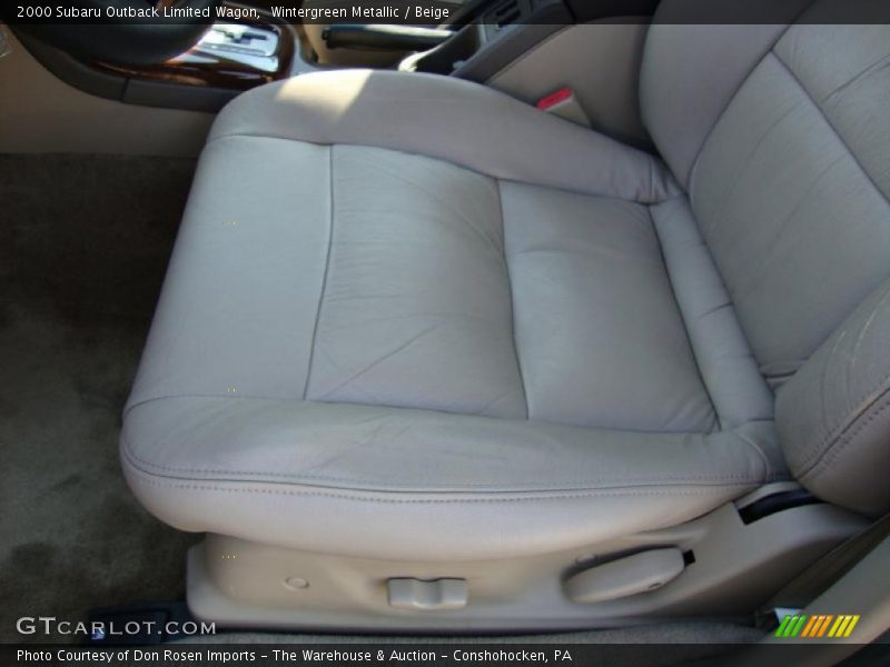Wintergreen Metallic / Beige 2000 Subaru Outback Limited Wagon