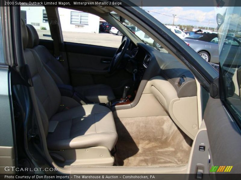 Wintergreen Metallic / Beige 2000 Subaru Outback Limited Wagon
