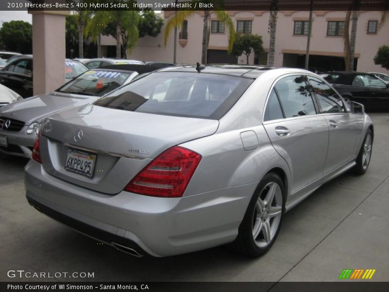 Iridium Silver Metallic / Black 2010 Mercedes-Benz S 400 Hybrid Sedan