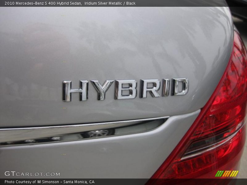 Iridium Silver Metallic / Black 2010 Mercedes-Benz S 400 Hybrid Sedan