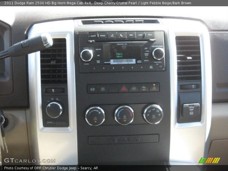 Deep Cherry Crystal Pearl / Light Pebble Beige/Bark Brown 2011 Dodge Ram 2500 HD Big Horn Mega Cab 4x4