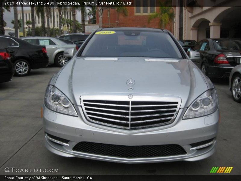 Iridium Silver Metallic / Black 2010 Mercedes-Benz S 400 Hybrid Sedan