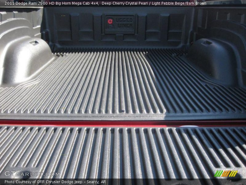 Deep Cherry Crystal Pearl / Light Pebble Beige/Bark Brown 2011 Dodge Ram 2500 HD Big Horn Mega Cab 4x4