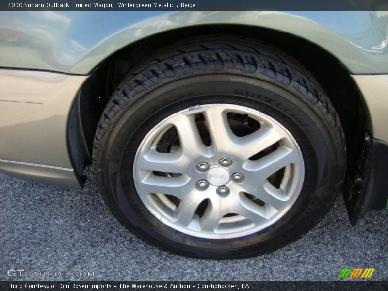 Wintergreen Metallic / Beige 2000 Subaru Outback Limited Wagon