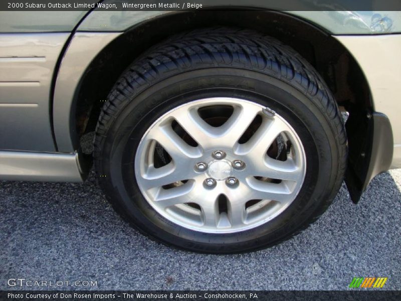 Wintergreen Metallic / Beige 2000 Subaru Outback Limited Wagon