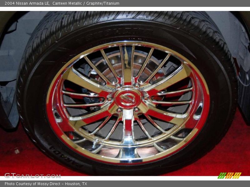 Canteen Metallic / Graphite/Titanium 2004 Nissan Armada LE