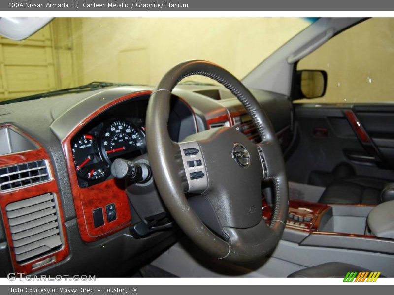 Canteen Metallic / Graphite/Titanium 2004 Nissan Armada LE