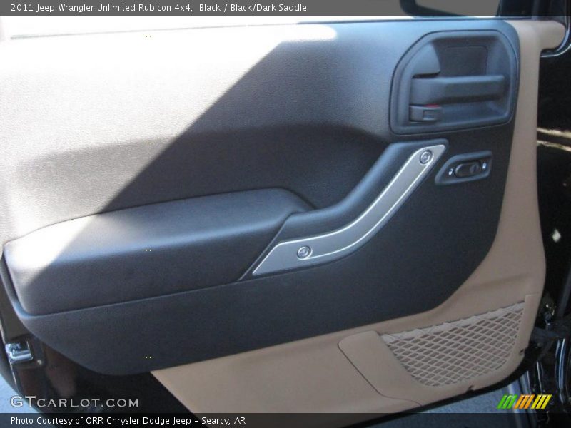 Black / Black/Dark Saddle 2011 Jeep Wrangler Unlimited Rubicon 4x4