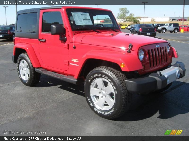 Front 3/4 View of 2011 Wrangler Sahara 4x4