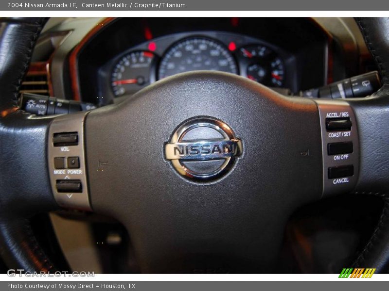 Canteen Metallic / Graphite/Titanium 2004 Nissan Armada LE