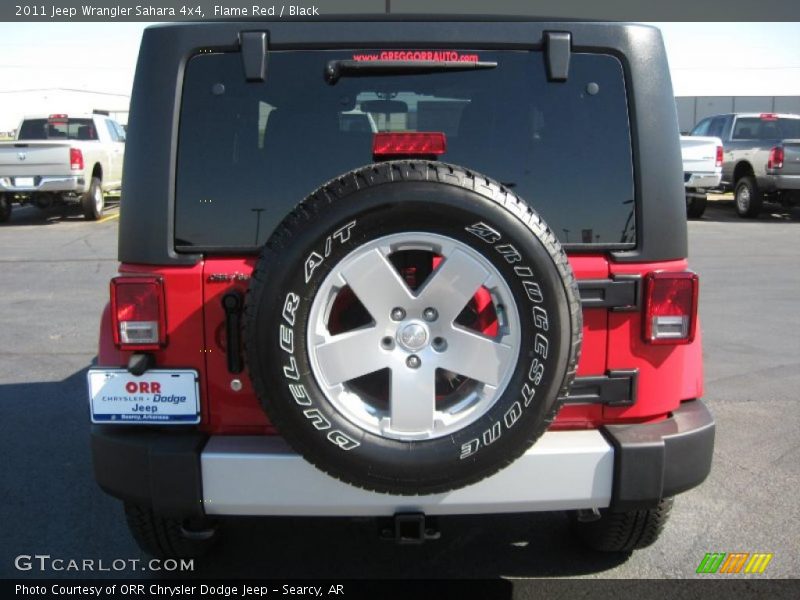 Flame Red / Black 2011 Jeep Wrangler Sahara 4x4