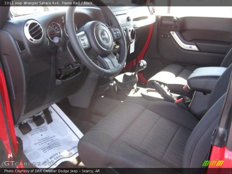 Flame Red / Black 2011 Jeep Wrangler Sahara 4x4