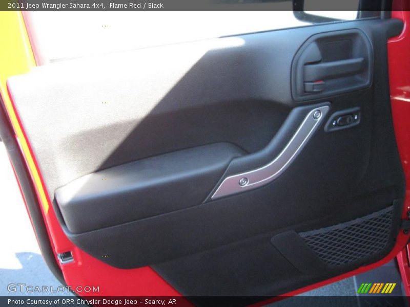 Flame Red / Black 2011 Jeep Wrangler Sahara 4x4