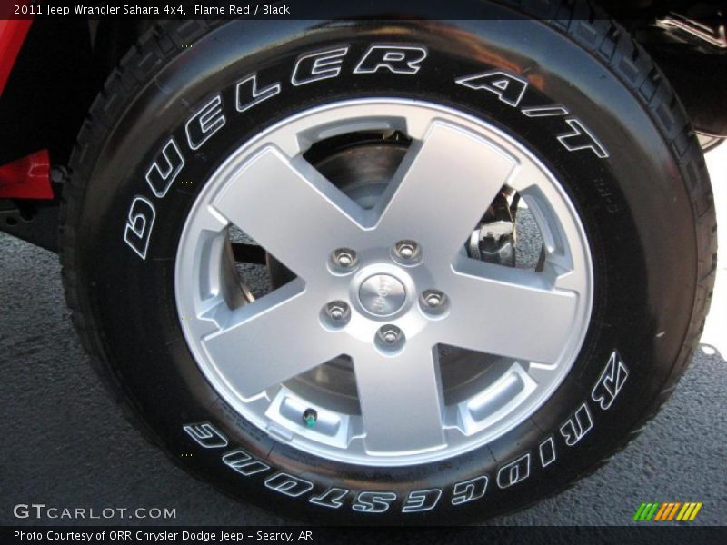 Flame Red / Black 2011 Jeep Wrangler Sahara 4x4