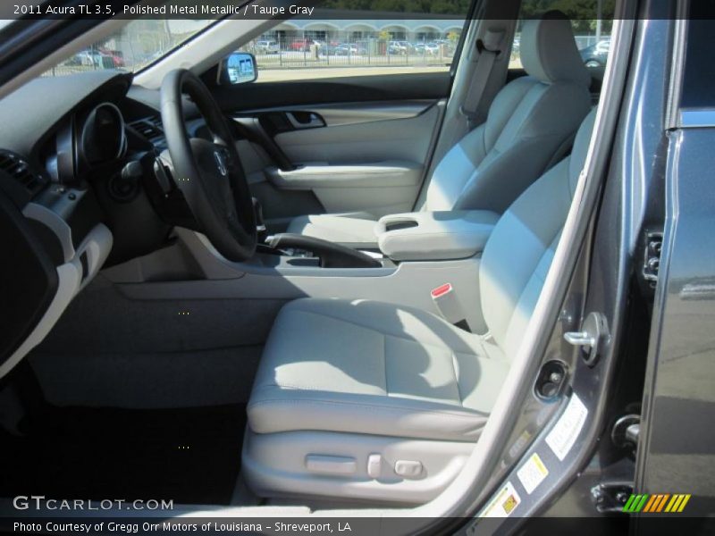Polished Metal Metallic / Taupe Gray 2011 Acura TL 3.5