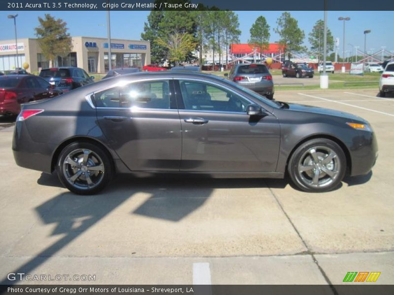 Grigio Gray Metallic / Taupe Gray 2011 Acura TL 3.5 Technology