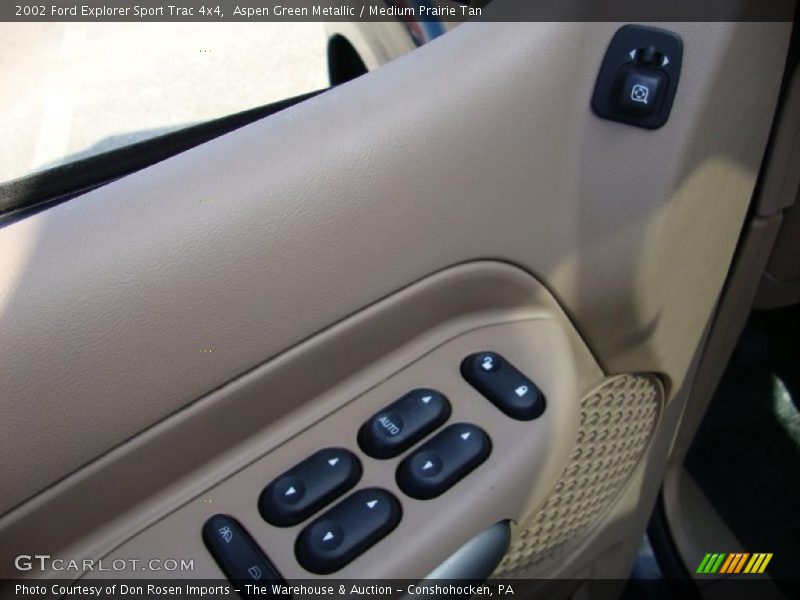 Aspen Green Metallic / Medium Prairie Tan 2002 Ford Explorer Sport Trac 4x4