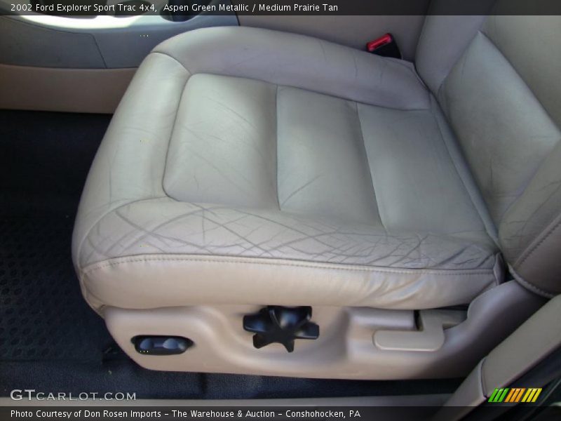 Aspen Green Metallic / Medium Prairie Tan 2002 Ford Explorer Sport Trac 4x4