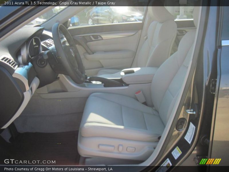 Grigio Gray Metallic / Taupe Gray 2011 Acura TL 3.5 Technology