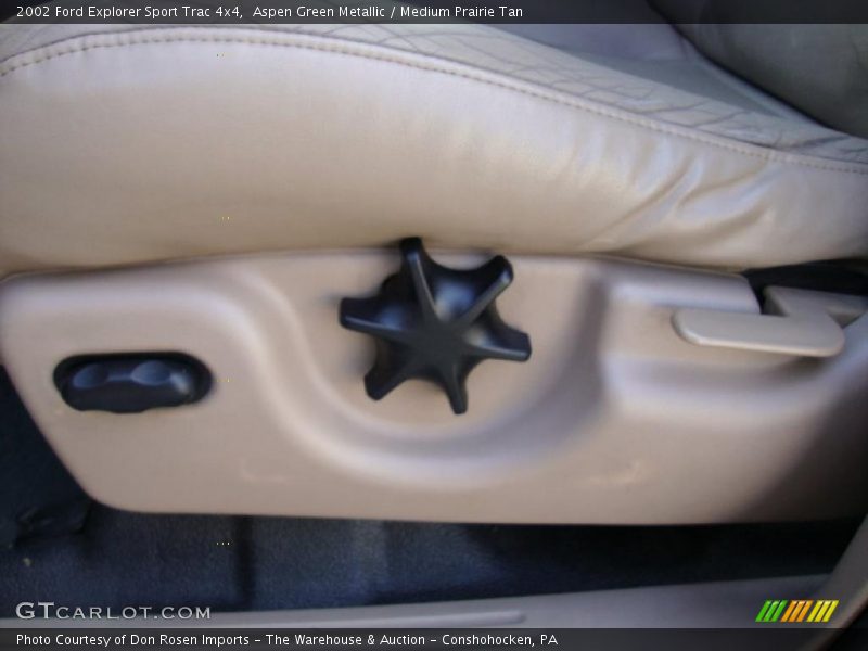 Aspen Green Metallic / Medium Prairie Tan 2002 Ford Explorer Sport Trac 4x4