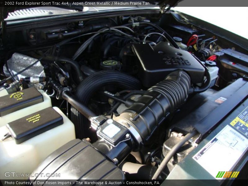  2002 Explorer Sport Trac 4x4 Engine - 4.0 Liter SOHC 12-Valve V6