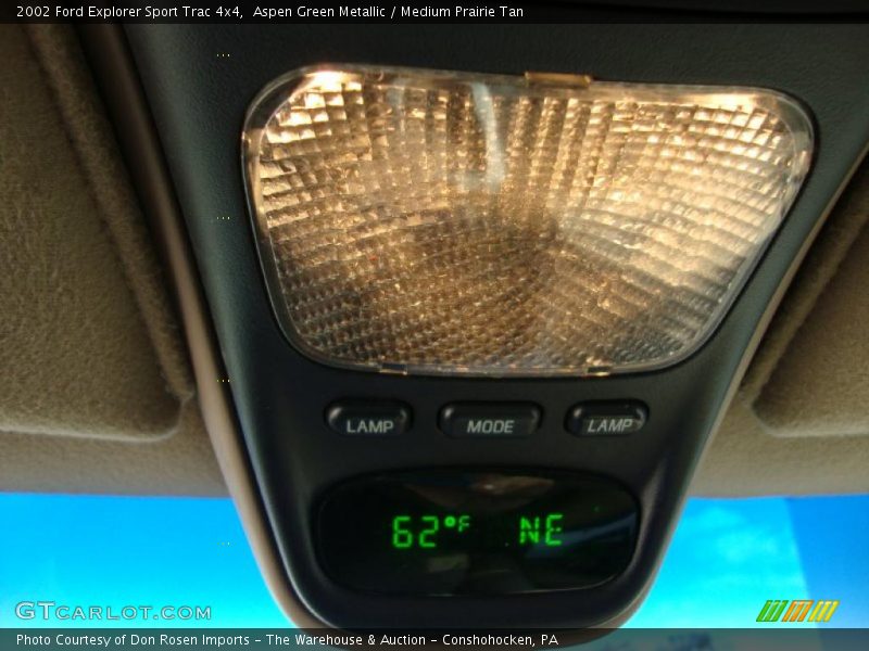 Aspen Green Metallic / Medium Prairie Tan 2002 Ford Explorer Sport Trac 4x4