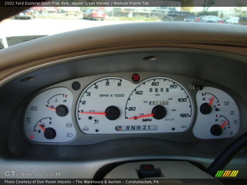  2002 Explorer Sport Trac 4x4 4x4 Gauges