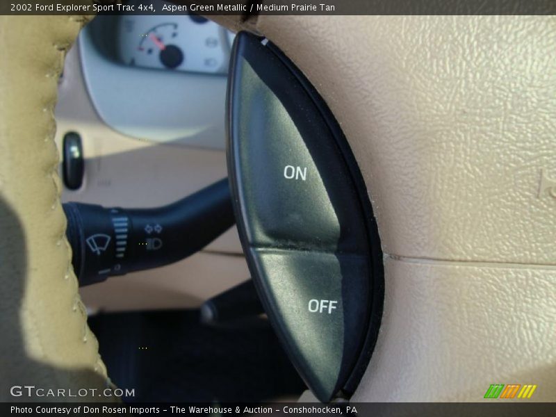 Aspen Green Metallic / Medium Prairie Tan 2002 Ford Explorer Sport Trac 4x4