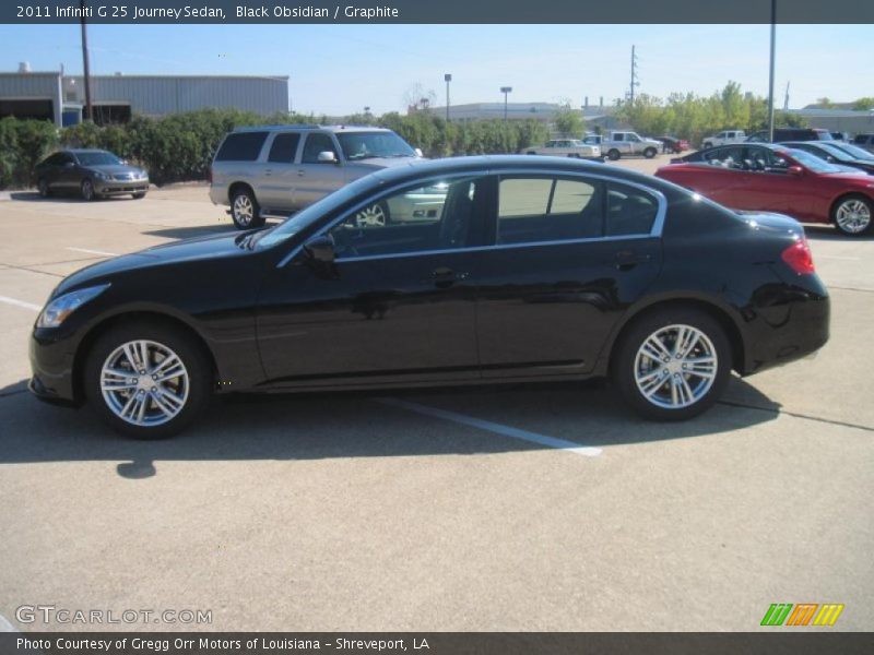Black Obsidian / Graphite 2011 Infiniti G 25 Journey Sedan