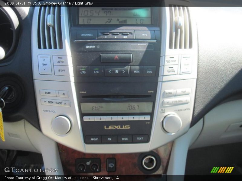 Smokey Granite / Light Gray 2009 Lexus RX 350