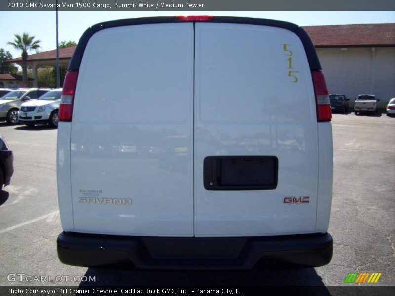 Summit White / Medium Pewter 2010 GMC Savana Van 1500 Cargo