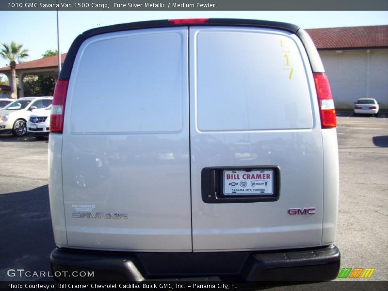 Pure Silver Metallic / Medium Pewter 2010 GMC Savana Van 1500 Cargo