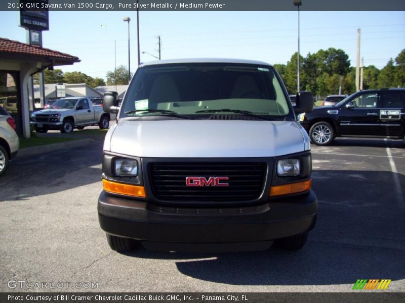 Pure Silver Metallic / Medium Pewter 2010 GMC Savana Van 1500 Cargo