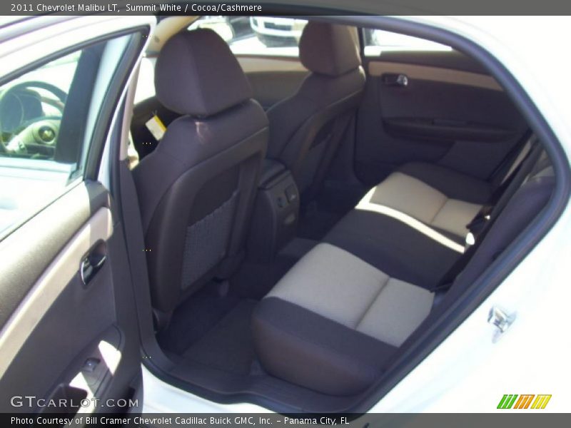 Summit White / Cocoa/Cashmere 2011 Chevrolet Malibu LT