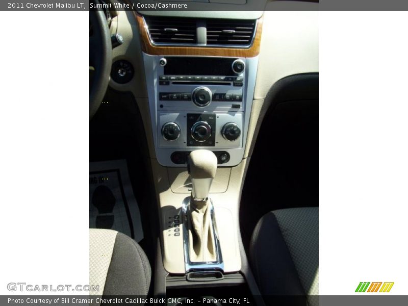 Summit White / Cocoa/Cashmere 2011 Chevrolet Malibu LT