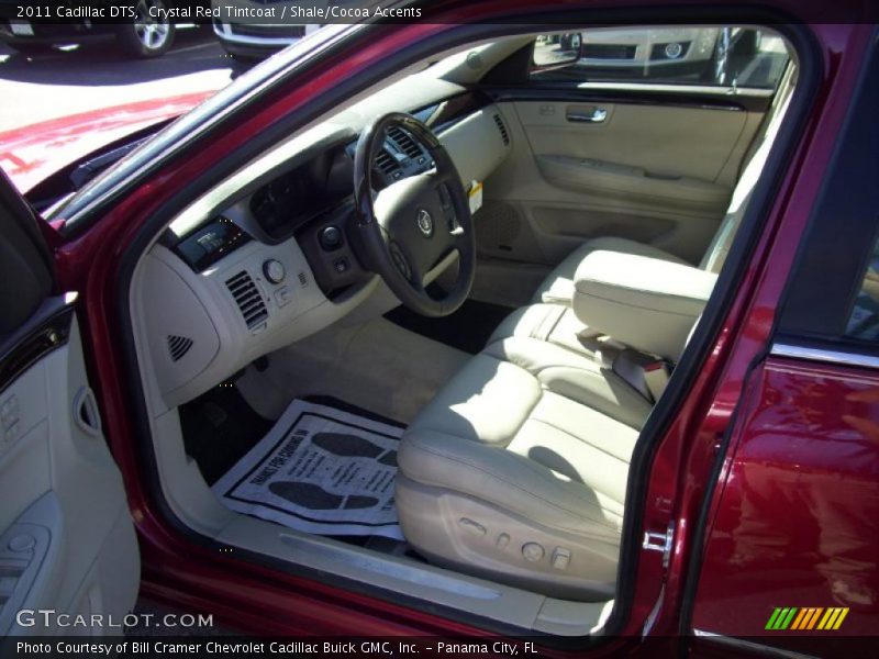 Crystal Red Tintcoat / Shale/Cocoa Accents 2011 Cadillac DTS
